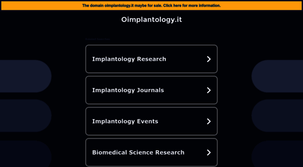 oimplantology.it