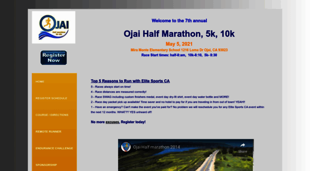 ojaihalfmarathon.com