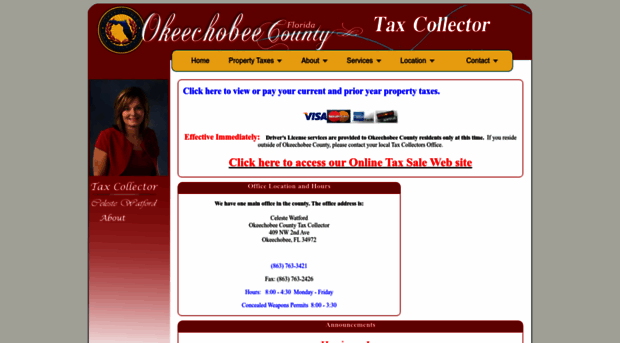 okeechobeecountytaxcollector.com