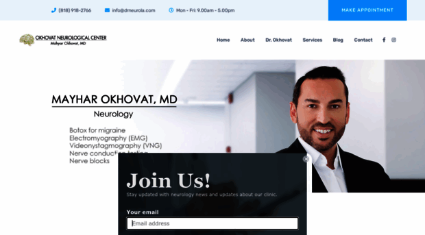 okhovatneurologicalcenter.com