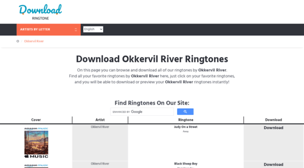 okkervilriver.download-ringtone.com
