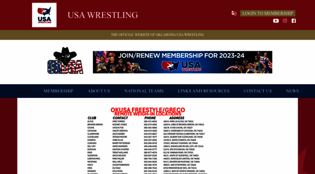 oklahomausawrestling.com