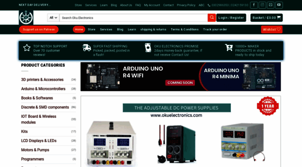 okuelectronics.com