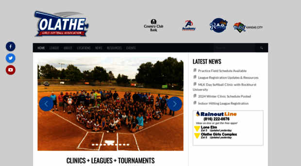 olathegirlssoftball.com