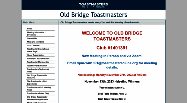 oldbridge.toastmastersclubs.org