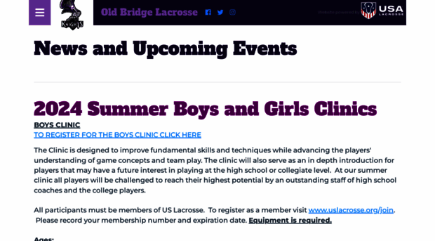 oldbridgelacrosse.com