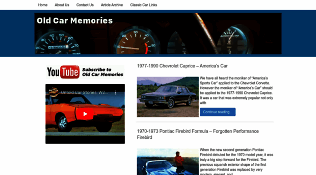 oldcarmemories.com