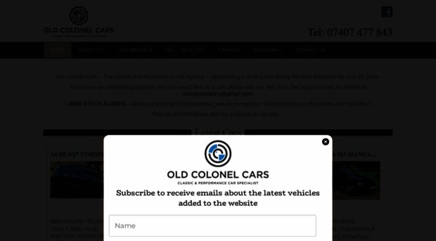 oldcolonelcars.co.uk