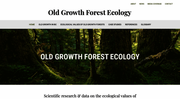 oldgrowthforestecology.org