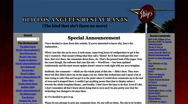 oldlarestaurants.com