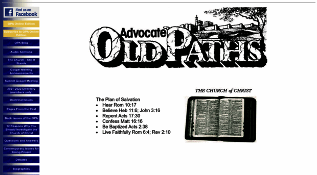 oldpathsadvocate.org