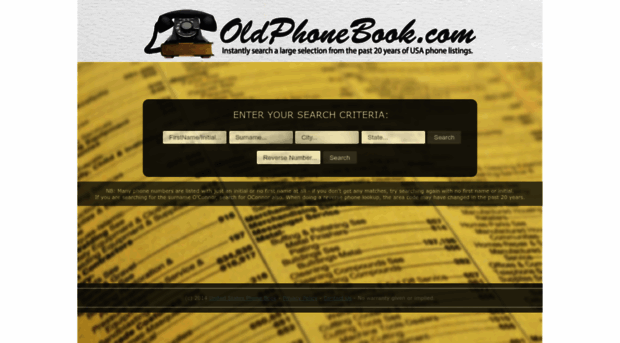 oldphonebook.com