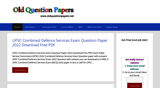 oldquestionpapers.net