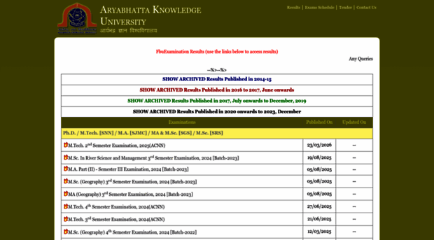 oldresult.akuexam.net