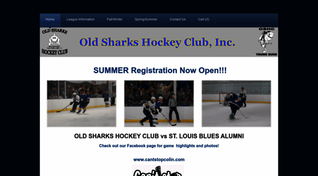 oldsharkshockeyclub.com