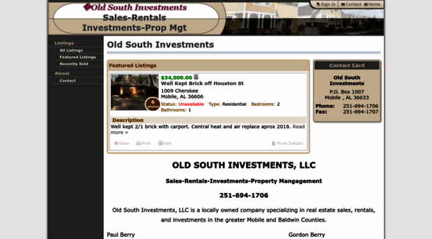 oldsouthinvestments.com