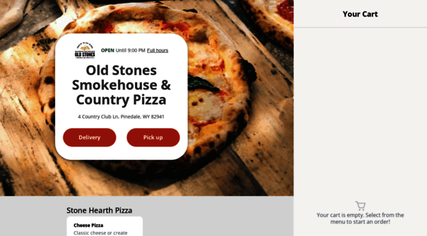 oldstonessmokehousecountrypizza.com