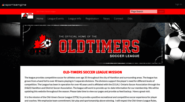 oldtimerssoccerleague.com