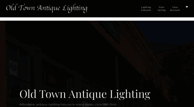 oldtownantiquelighting.com