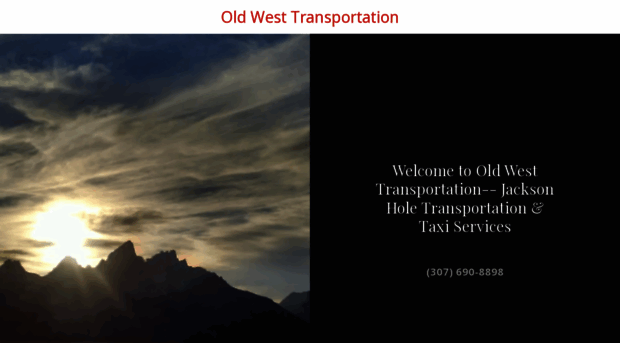 oldwesttransportation.com