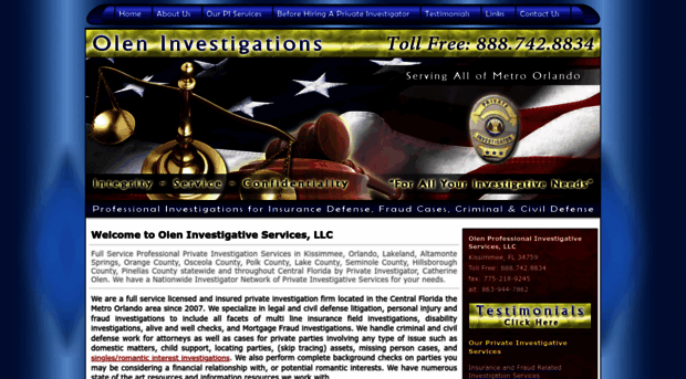 oleninvestigations.com