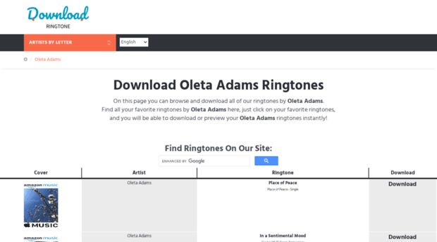 oletaadams.download-ringtone.com