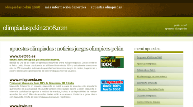 olimpiadaspekin2008.com