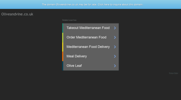 oliveandvine.co.uk