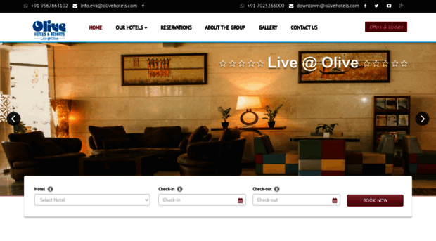 olivehotels.com