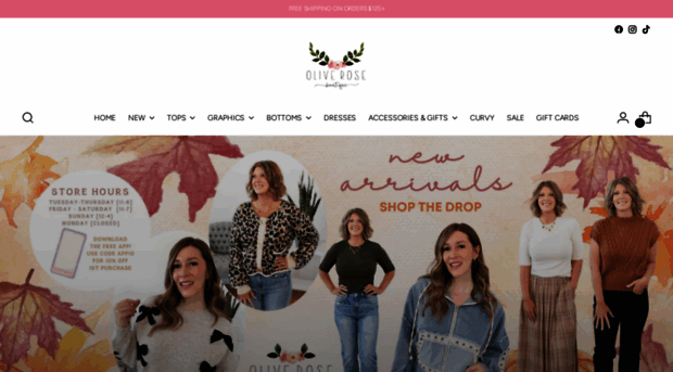 oliveroseboutique.com