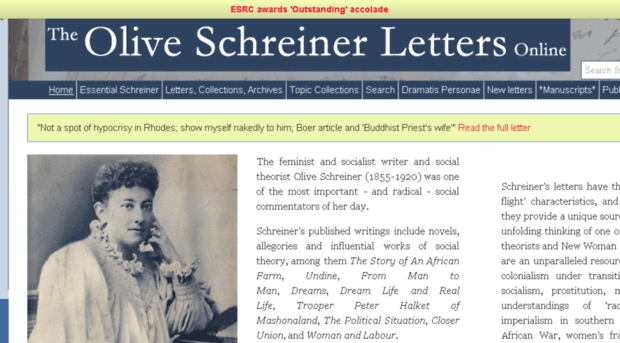 oliveschreiner.org