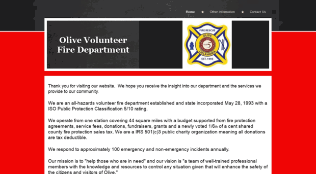 olivevolunteerfiredepartment.yolasite.com