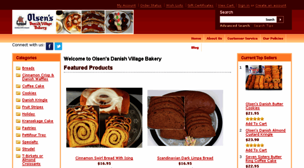 olsensdanishvillagebakery.com