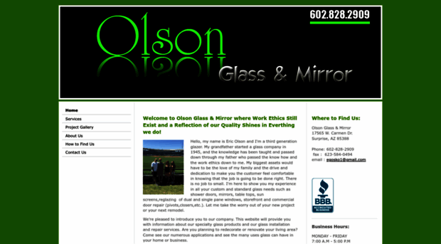 olsonglassandmirror.com