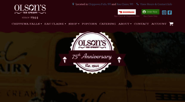 olsonsicecream.com