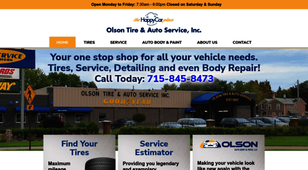 olsontireandauto.com