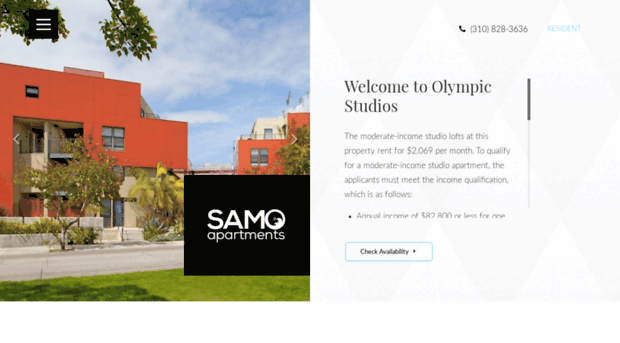 olympicstudiossantamonicaapartments.com