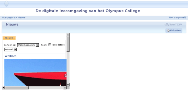 olympuscollege.teletop.nl