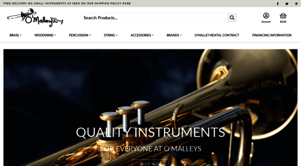 omalleymusicalinstruments.com