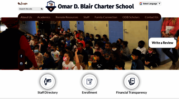 omardblaircharterschool.com