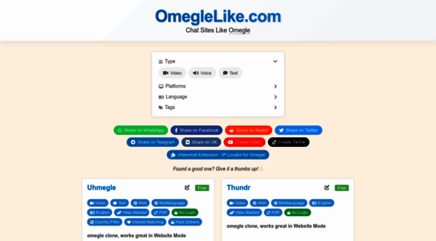 omeglelike.com