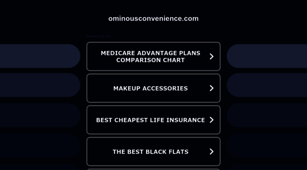 ominousconvenience.com