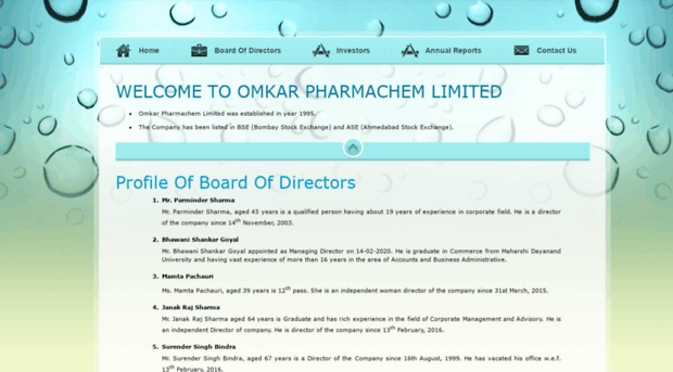 omkarpharmachem.co.in