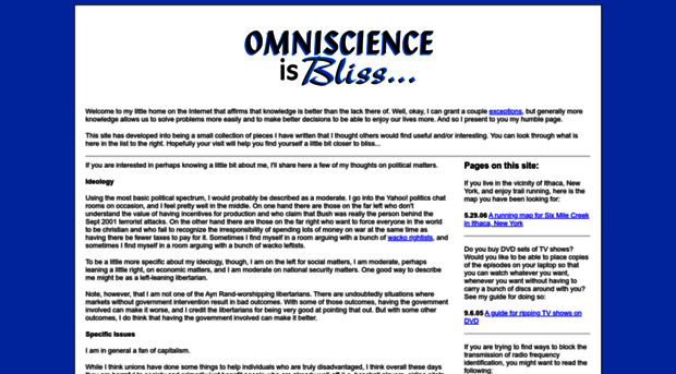 omniscienceisbliss.org