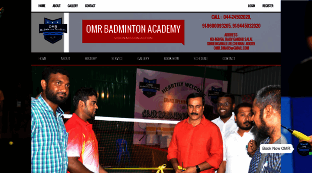 omrbadmintonacademy.com