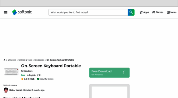 on-screen-keyboard-portable.en.softonic.com