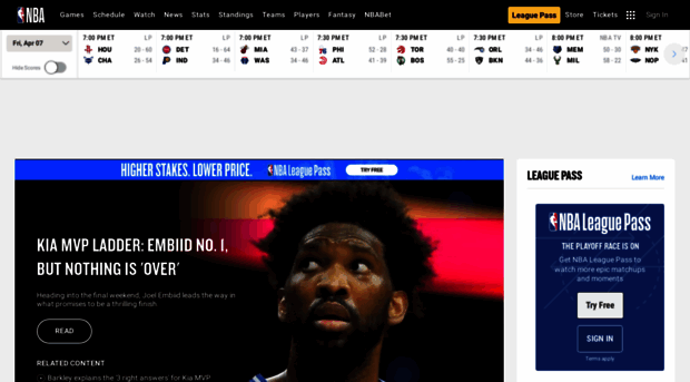 on.nba.com