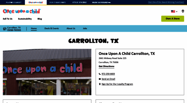 onceuponachildcarrollton.com