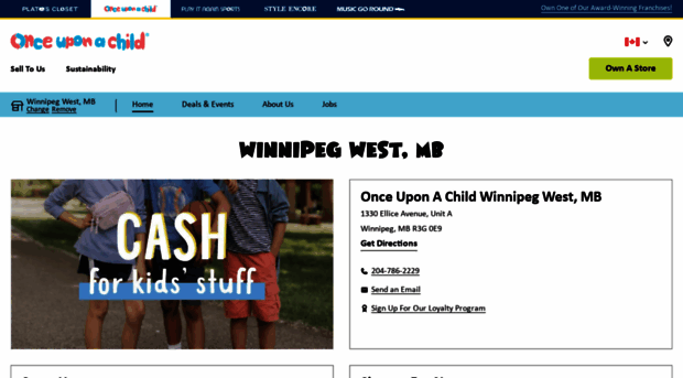 onceuponachildwinnipegwest.com