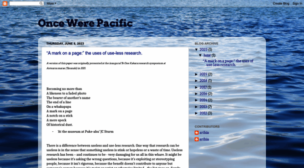 oncewerepacific.blogspot.com